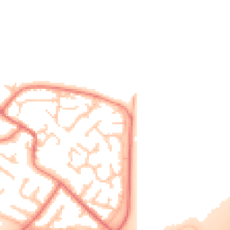 Daytime road noise heatmap for CH2 4RX