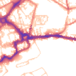 Daytime road noise heatmap for CH3 5AG