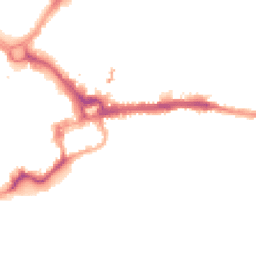 Night-time road noise heatmap for CH3 5AH