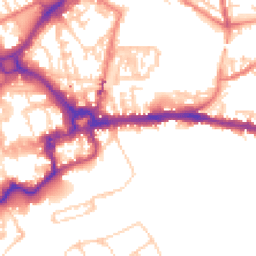 Daytime road noise heatmap for CH3 5AS