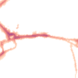 Night-time road noise heatmap for CH3 5BJ