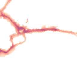 Night-time road noise heatmap for CH3 5BQ