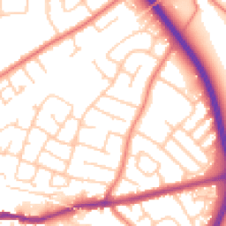 Daytime road noise heatmap for CH3 5HJ