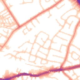 Daytime road noise heatmap for CH3 5JT