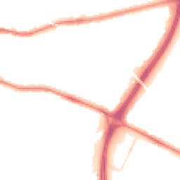 Night-time road noise heatmap for CH3 5JZ
