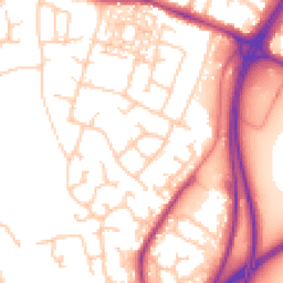 Daytime road noise heatmap for CH3 5SE