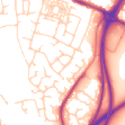 Daytime road noise heatmap for CH3 5SF