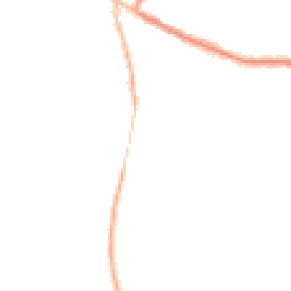 Night-time road noise heatmap for CH3 5UY