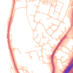 Daytime road noise heatmap for CH3 5XY