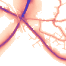 Daytime road noise heatmap for CH3 6AL