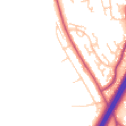 Daytime road noise heatmap for CH3 6DA