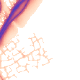 Daytime road noise heatmap for CH3 6FN