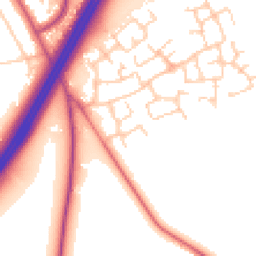 Daytime road noise heatmap for CH3 6GA