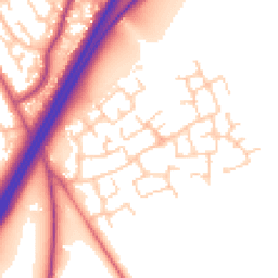 Daytime road noise heatmap for CH3 6GL