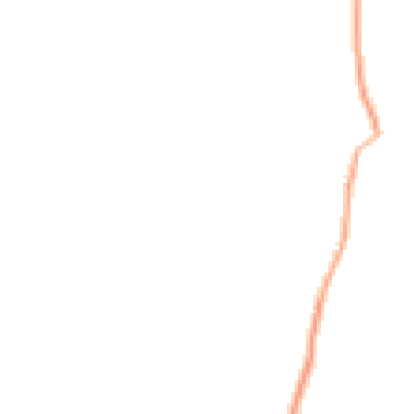 Night-time road noise heatmap for CH3 6HZ