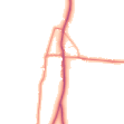 Daytime road noise heatmap for CH3 6LD