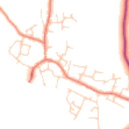 Daytime road noise heatmap for CH3 6PQ