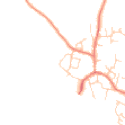 Daytime road noise heatmap for CH3 6QJ