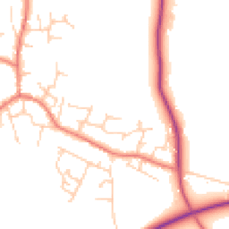 Daytime road noise heatmap for CH3 6RA