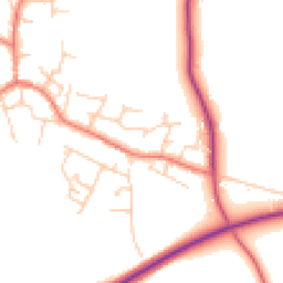 Daytime road noise heatmap for CH3 6RQ