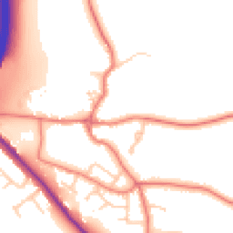 Daytime road noise heatmap for CH3 7AP