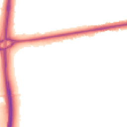 Night-time road noise heatmap for CH3 7DL