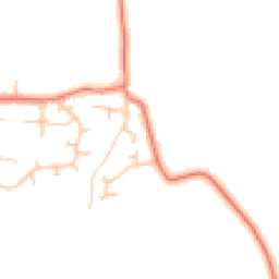 Daytime road noise heatmap for CH3 7EA