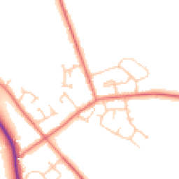 Daytime road noise heatmap for CH3 7PP