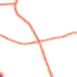 Daytime road noise heatmap for CH3 7PR