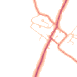 Daytime road noise heatmap for CH3 8DF