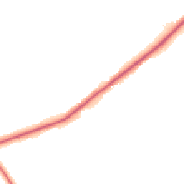 Night-time road noise heatmap for CH3 8EF
