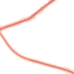 Night-time road noise heatmap for CH3 8LG