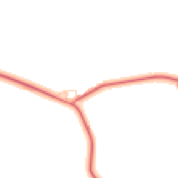 Daytime road noise heatmap for CH3 9AS
