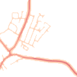 Daytime road noise heatmap for CH3 9DF