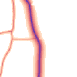 Daytime road noise heatmap for CH3 9DU