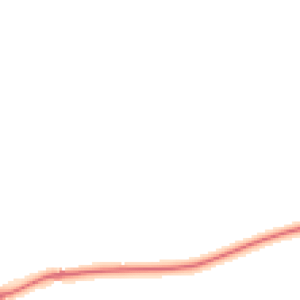 Night-time road noise heatmap for CH3 9EW