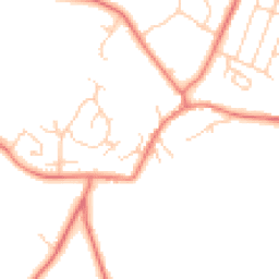 Daytime road noise heatmap for CH3 9PN