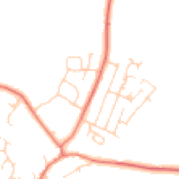 Daytime road noise heatmap for CH3 9QL