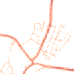 Daytime road noise heatmap for CH3 9QT