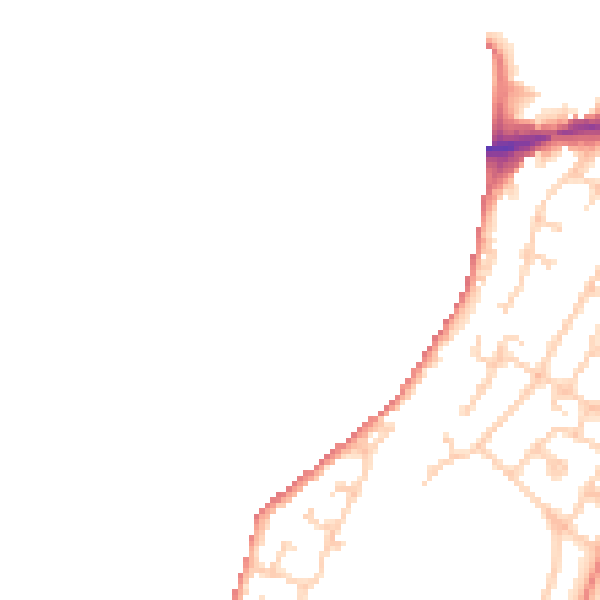 Daytime road noise heatmap for CH4 8LT