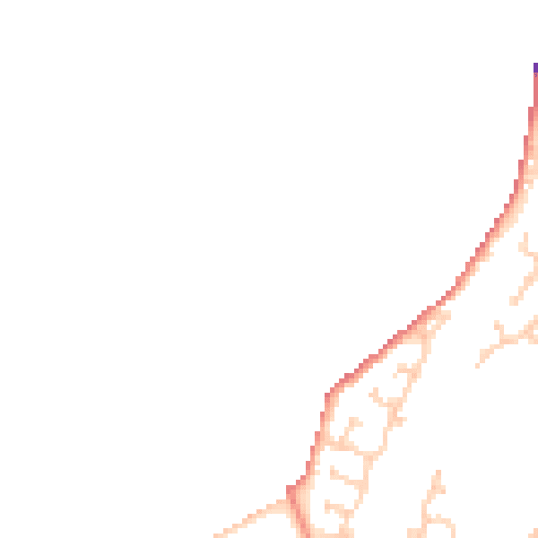 Daytime road noise heatmap for CH4 8TY