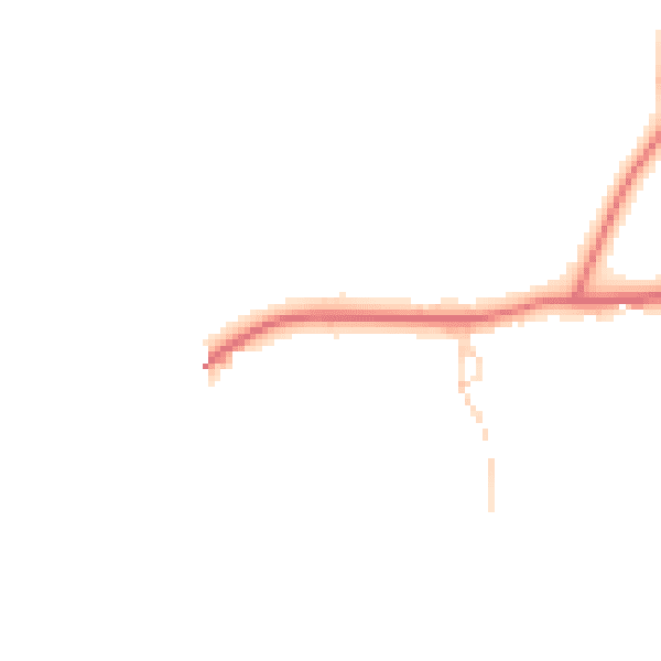 Daytime road noise heatmap for CH4 9AF