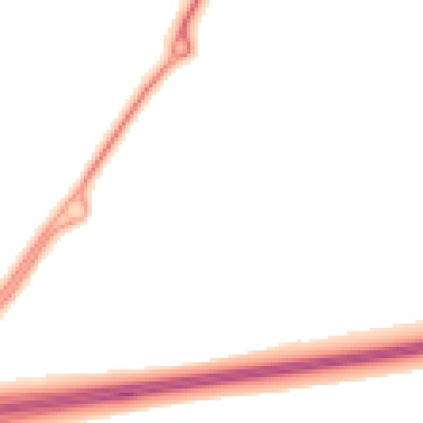 Night-time road noise heatmap for CH4 9DE