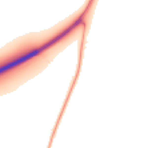 Night-time road noise heatmap for CH4 9DH