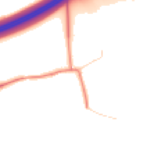 Daytime road noise heatmap for CH4 9HP