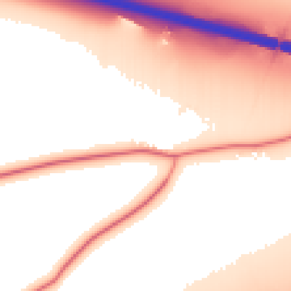 Daytime road noise heatmap for CH4 9LF