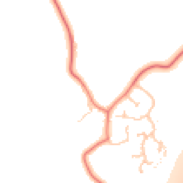 Daytime road noise heatmap for CH4 9LR