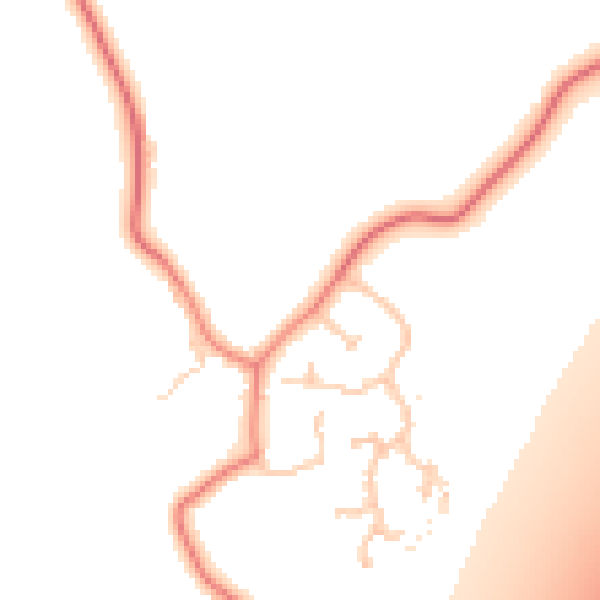 Daytime road noise heatmap for CH4 9NH