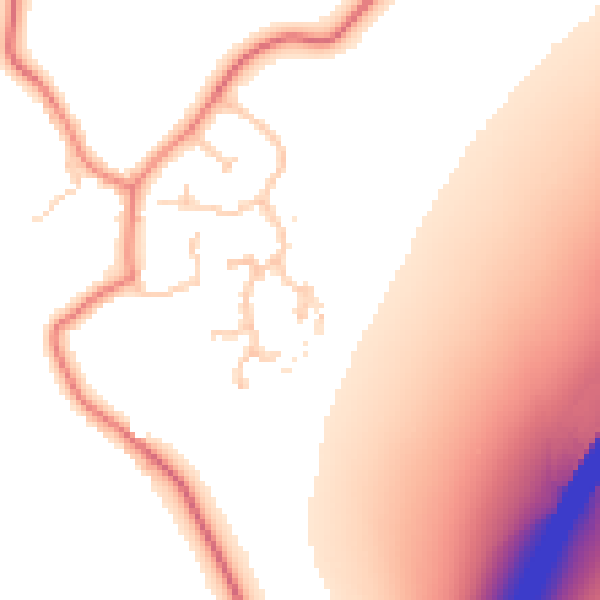 Daytime road noise heatmap for CH4 9NR