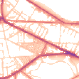 Daytime road noise heatmap for CH41 0AA